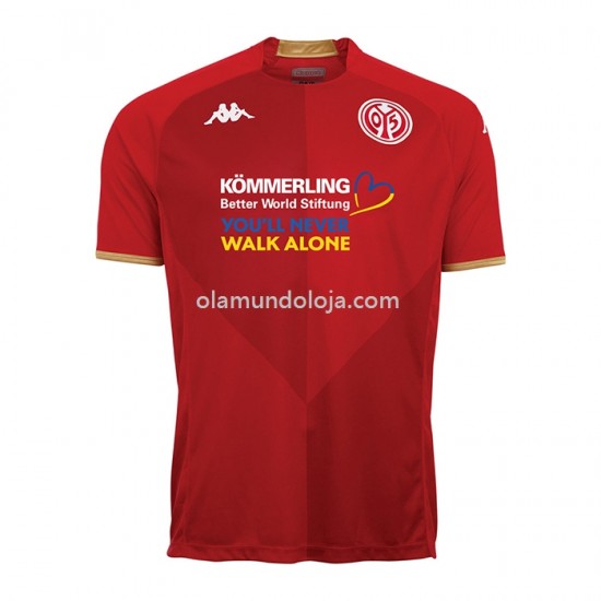 Camisola Mainz 5 Equipamento Primeiro 2022-2023 Manga Corta